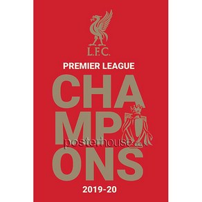 MAXI Poste 포스터 61x91 - 리버풀 / Livepool FC (Champions 2019/20 Logo), 포스터만구매