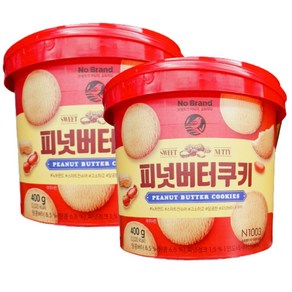 노브랜드 피넛버터쿠키, 400g, 2개