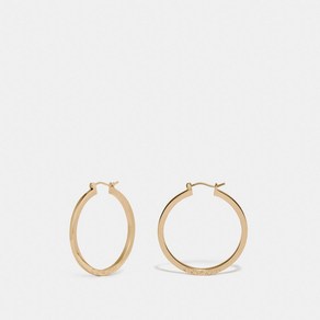 코치 후프 귀걸이 F73022 GLD Hoop Earrings