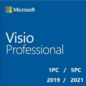 [마이크로소프트] Visio Professional 2019 / 2021 기업용