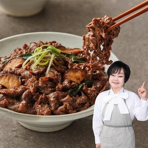 [KT알파쇼핑]빅마마 이혜정 아주 맛있는 한우불고기 200g*8팩 + 비법육수 250g*2팩