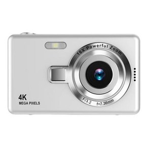 입문자용 컴펙트 카메라 자동 초점 비디오 사진 4K HD 1080P 디지털 96MP 16X 줌 24 인치 IPS 스크린