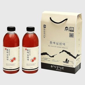 하동감사농원 홍매실원액, 1L, 2개