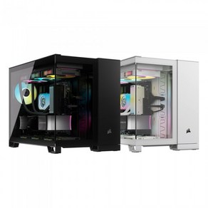 커세어 2500X RGB 컴퓨터 PC케이스 (화이트), 1