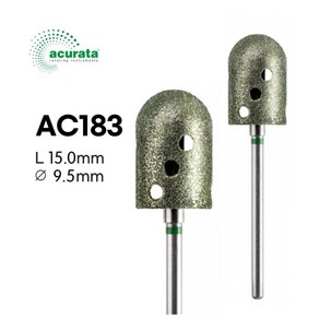 [뷰젤] AC183 아큐라타 다이아 네일 드릴 비트, 1개, Metal