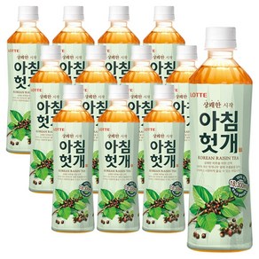 롯데 아침헛개 500ml x 12PET, 12개
