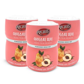 (주)동서 리치스 아이스티 피치, 550g, 3개입, 1개