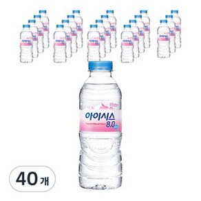 아이시스 8.0 ECO 생수, 300ml, 40개