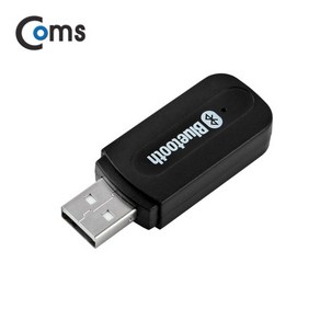 컴스 블루투스 무선 USB 오디오 동글이 동글 차량 AUX 연결 스피커 PC 노트북 MP3