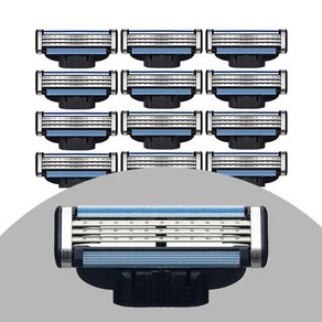 질레트 마하3 호환대체용 면도날 / 3중 터보 호환대체용 면도날 / 3팩(12개입), 3개, 4개입