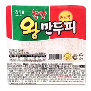 해태 찹쌀 왕 만두피 360g(약21-23장)무배/냉동 국산찹쌀 만두 수제비 피자 간식 홈파티음식