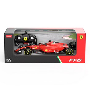 1/18 RC카 페라리 F1-75 포뮬러1 RASTAR 리모콘 장난감 자동차, Feai ed, 1개