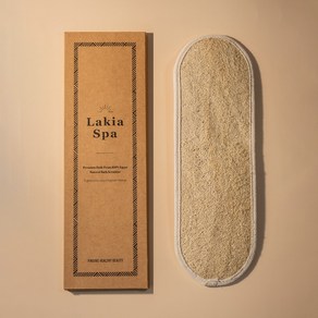 맨디사 롱 루파 샤워타월, 1개, 1개입, 아이보리