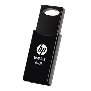 [HP] USB 712W 64GB[64GB/블랙], 1개