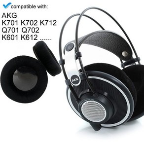 AKG K701 K702 K7XX Q701 K612 K712 헤드폰 헤드셋 이어 패드 커버 쿠션 교체