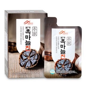 밀양한천 본가 흑마늘진, 490ml, 1개