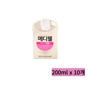 메디웰 당뇨식 플러스, 200ml, 10개