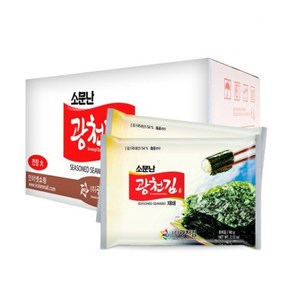 소문난 광천김 재래 전장김(대) 60g x 20봉, 20개