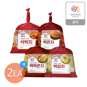 종가집 종가 별미김치 900g 4종 2개 골라담기