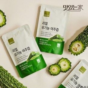 올가 리얼 유기농 여주즙 80mlX30포 80ml 30개, 80ml