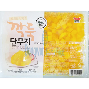 깍둑단무지 일미농수산 3Kg, 1개