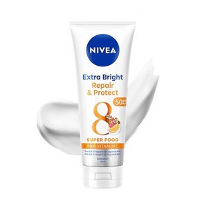 니베아 슈퍼 푸드 바디 리페어 & 데이 선스크린 세럼 NIVEA 8 Supe Foods, 1개, 180ml