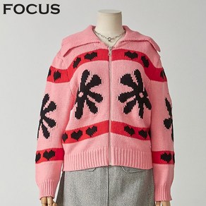 포커스 플라워카라가디건 FW2J7KC0203