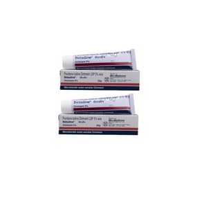 Betadine 5% Ointment 25 g useful in wounds and cuts antifungal ceam Pack of 2 Set, 25g, 1개