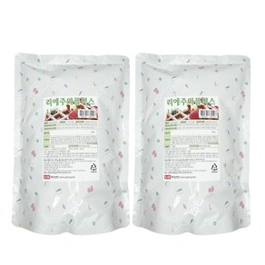 리에주 와플믹스 1kg X 2개/베이킹재료 와플 와플재료, 2개