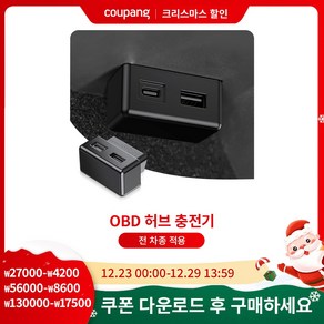 YZ 테슬라 OBD 충전기 자동차 고속 충전 obd 충전기 어댑터 호환 모델3 모델Y, 48W 고속 충전 듀얼플러그