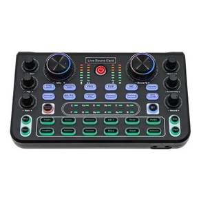 X60 라이브 사운드 카드 BM800 SF666 마이크 키트 DJ 믹서 음성 체인저 노래방 노래 방송 녹음용, [03] X60