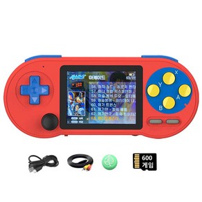 VILCORN SNPRO 레트로 휴대용 게임기 지원 게임보이 GBA 패미컴 FC SFC 에뮬 600 고전게임기, snpo ed 6000