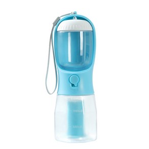 체리레이 반려동물 멀티기능 휴대용 접이식 물병 [1140], 600ML, 1개, 스카이
