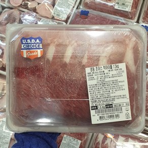 냉동 초이스 척아이롤 1.5kg 샤브샤브 불고기용 미국산, 1개