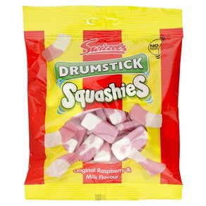 Swizzels Squashies Dumstick - 160g 스위젤스 스쿼시 드럼스틱 - 160g, 1개