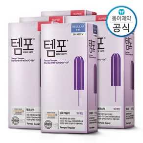 동아제약 템포 체내형생리대 탐폰 혼합구성 총60매, 1개