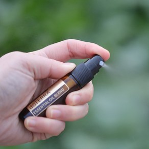 도테라 로고 갈색 10ml 유리 공병 롤온 스프레이 스포이드 공병, 갈색 스프레이, 1개