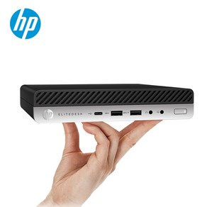 HP 미니PC 데스크탑 컴퓨터 본체 HP EliteDesk 800G3 mini PC [i5 6세대 윈10]