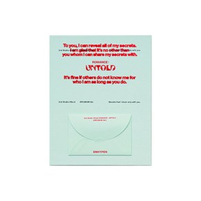 엔하이픈 앨범 [ROMANCE : UNTOLD] 일반반 ENHYPEN 언톨드 일반반 Concessio Ve. (미개봉), ARCANUM Ve(민트)