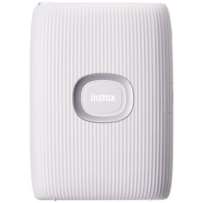 후지 필름 FUJIFILM 체키 스마트 폰 프린터 instax mini Link2 클레이 화이트 INS MINI LINK2 C WHITE, 1개