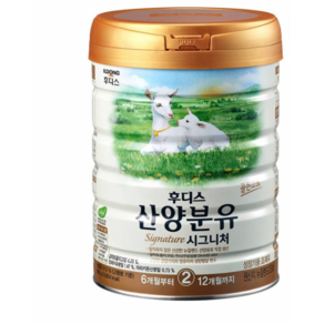 후디스 산양분유 시그니처 800g 2단계 6캔, 1개