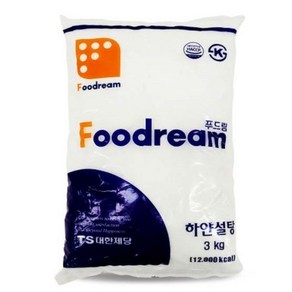 푸드림 하얀설탕, 3kg, 1개