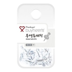 [바이하츠] 투명슈파핀/TP, 1개, kdongmall 정성배송 클립