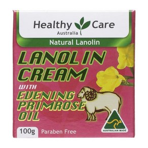 호주 헬씨케어 달맞이꽃유 라놀린 양태반 크림 100g Healthy Cae Lanolin Ceam Evening Pimose Oil, 1개