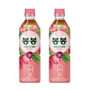 봉봉 아이스티 제로 복숭아, 12개, 500ml