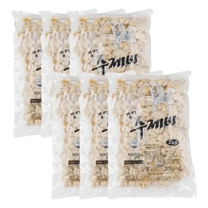 [미농식품] 감자수제비 1박스 (2kg X 6개입), 2kg, 6개