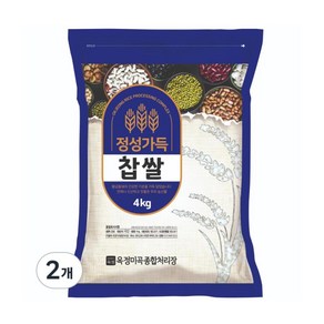 정성가득 쫀득한 찹쌀 4kg 2개