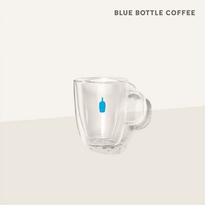 블루보틀 더블월 글라스 13oz (390ml) Blue Bottle Double-Walled Glass Mug, 쇼핑백X, 1개