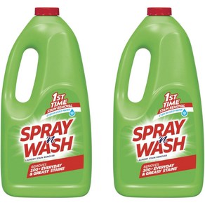 스프레이앤워시 세탁 얼룩 제거제 1.77L 2팩 / Spay 'n Wash Pe-Teat Laundy Stain Remove Refill 60oz 2Pack, 2개