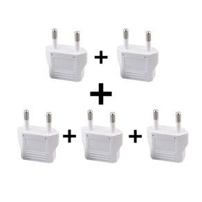 5개 유럽형 변환 돼지코 플러그 미국 중국 변환 어댑터 EU US 4.7mm 110v 220v plug